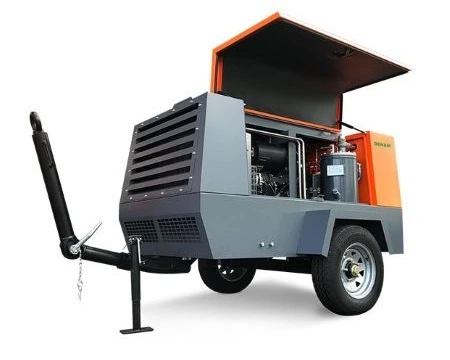 Portable Screw compressor 375 CFM,  390 CFM